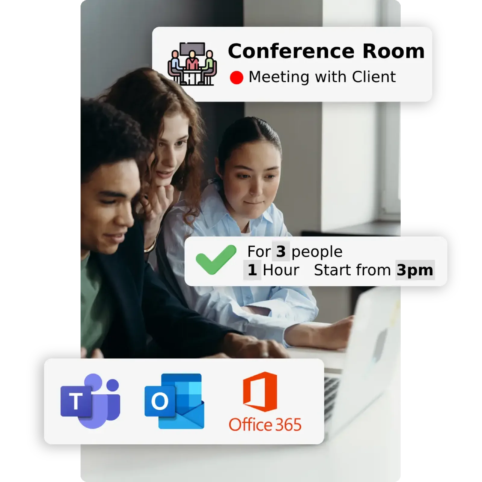 Room booking schedule showing open and closed hours across a school week.