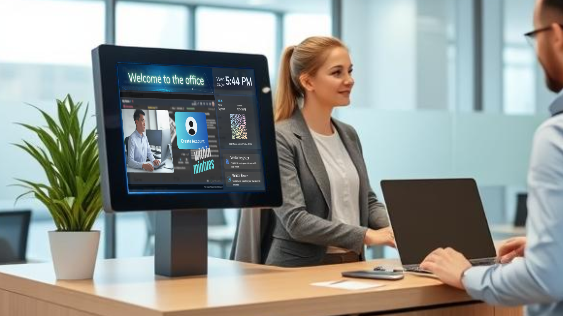 Visitor Welcome Signage