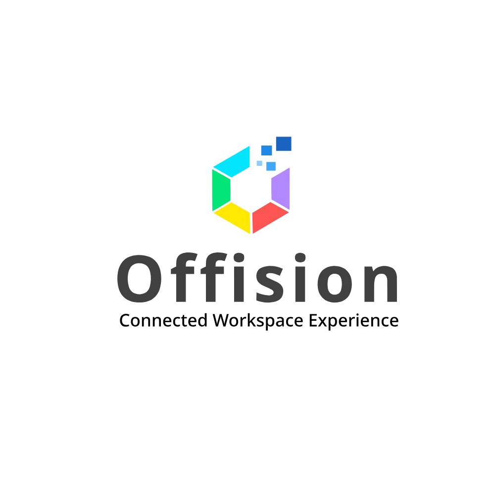 Offision Logo with Name and Slogan — 3 Rows