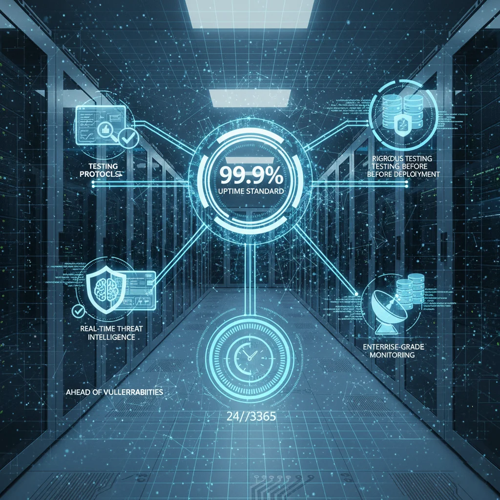 99.9%正常運行可靠性