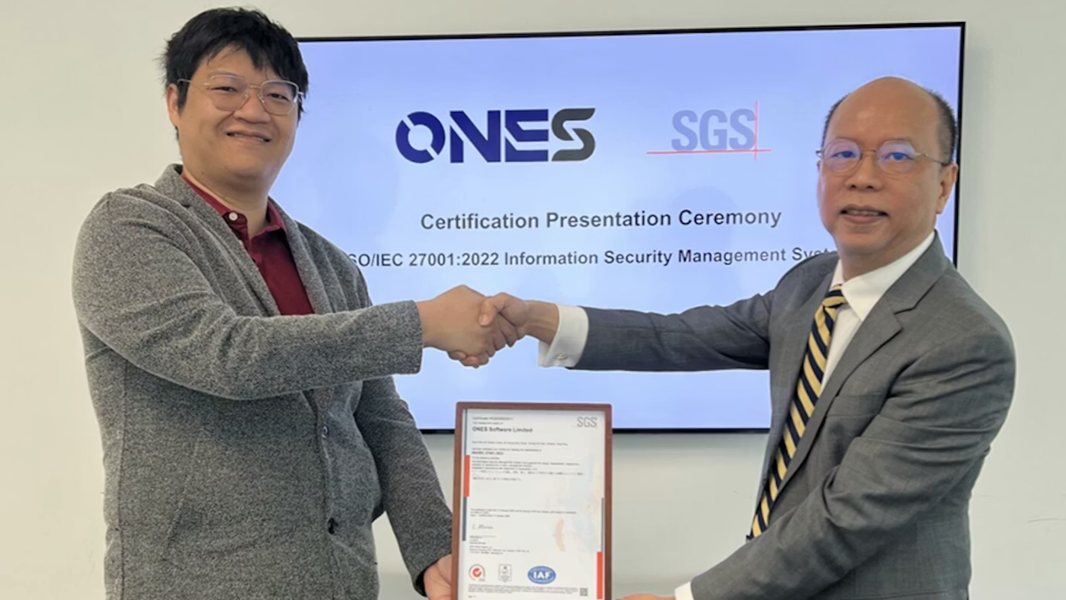 Securing the Future of Hybrid Work: ONES Software Achieves ISO 27001 Certification