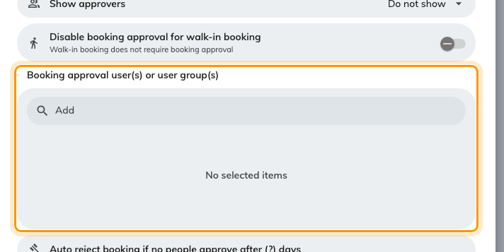 Approvers for this policy. Prefer a user group over named people.