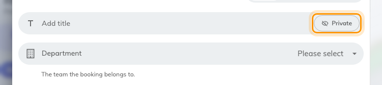 What the switch produces: the person booking decides, one booking at a time.