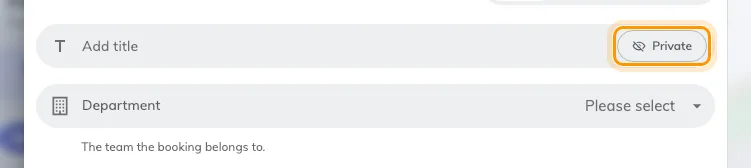 What the switch produces: the person booking decides, one booking at a time.