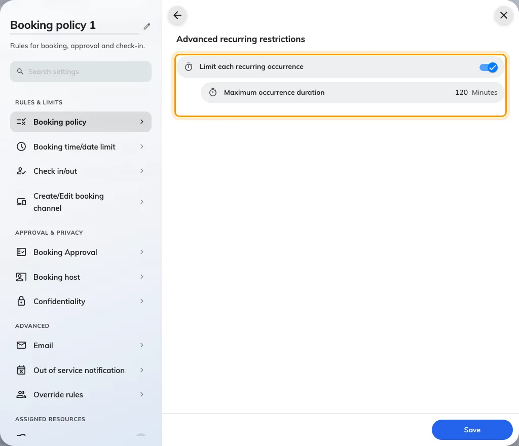 Keep each recurring meeting short