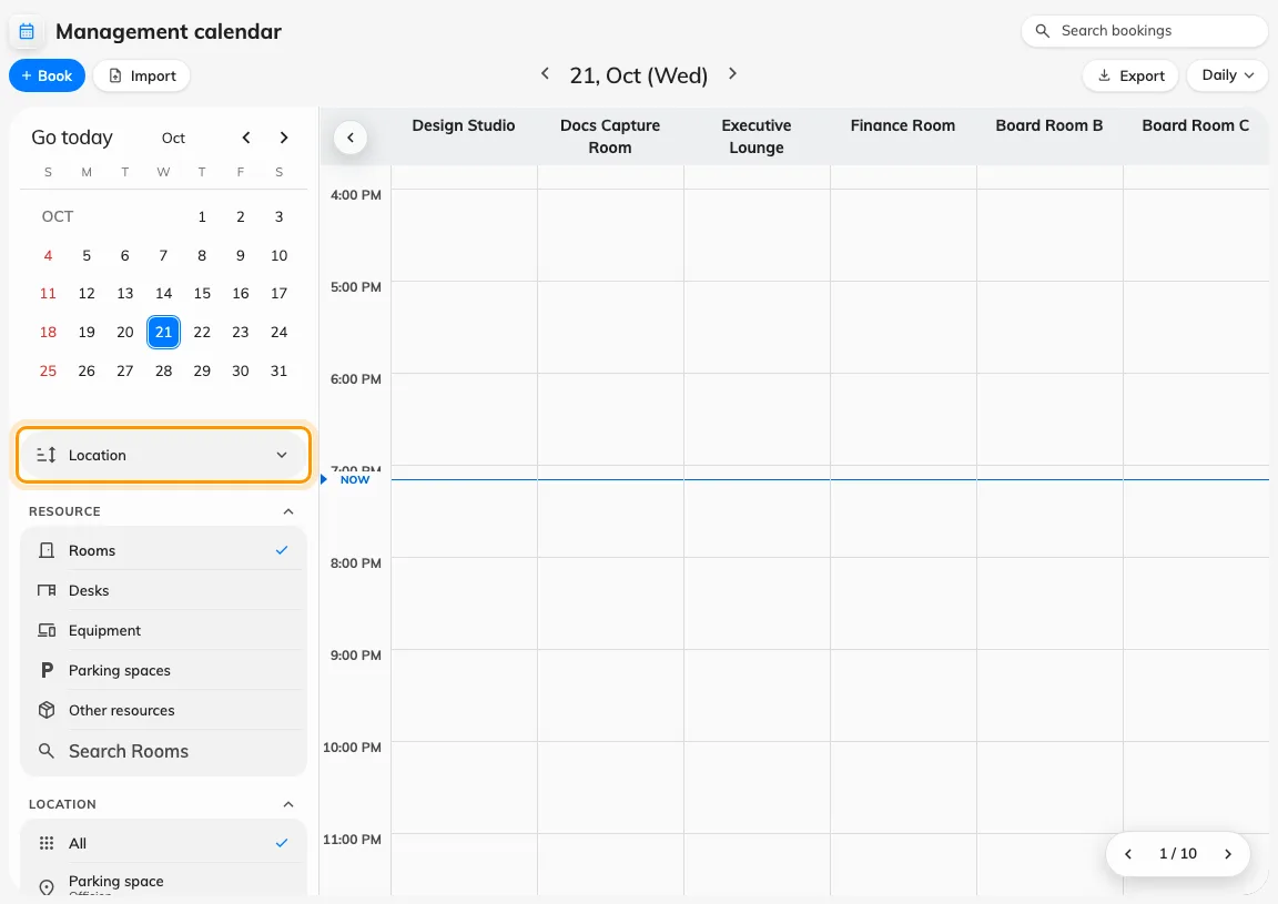 Keep your management calendar order