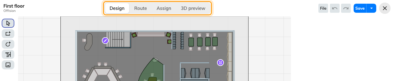 The same floor, four ways of working on it.