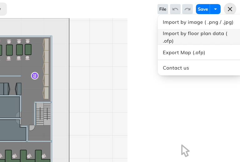 File: Export keeps a copy of yours; either import replaces the whole map.