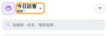 上方的日期,就是正在搜尋的那一天。
