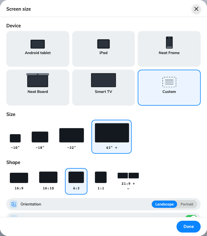 Reopen a design and the same panel is there