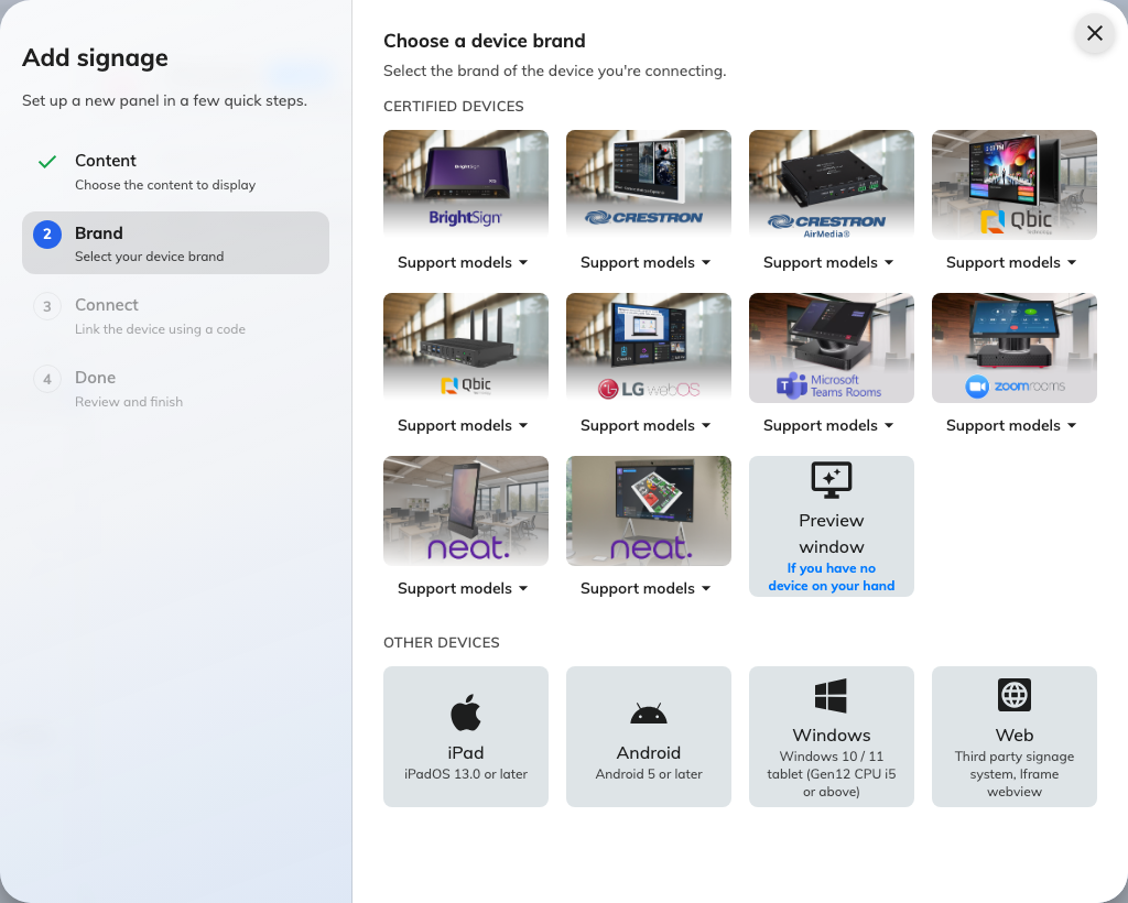 The hardware, and the guideline that comes with it.