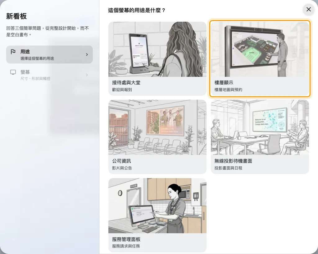 樓層顯示，第二個用途 — 用樓層地圖開場的那一個。