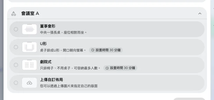 一個房間一列。大家是看圖決定的。