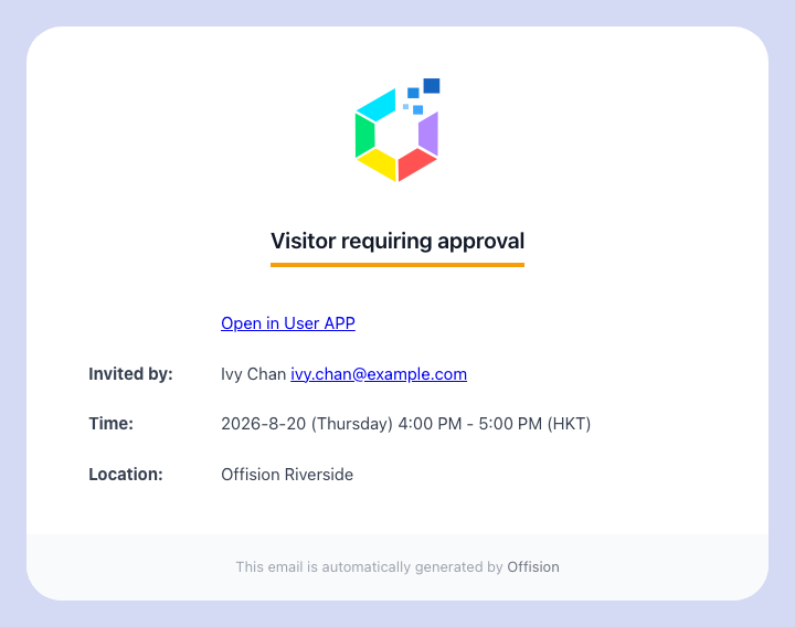 The email an approver receives.