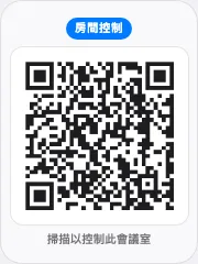 放在操作按鈕上的房間控制代碼。