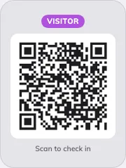 The walk-in registration code on an action tile.