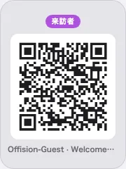 操作ボタンに置いた Wi-Fi QRコード。